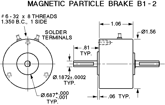 Brake B1-2 drawing